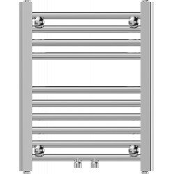 Mexen Mars Fürdöszobai radiátor 500 x 400 mm, 140 W, króm - W110-0500-400-00-01 Törölközö száritó radiátor Törölközö száritó radiátor Fürdöszobai radiátor