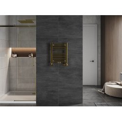 Mexen Mars Fürdöszobai radiátor 500 x 400 mm, 140 W, arany - W110-0500-400-00-50 Törölközö száritó radiátor Törölközö száritó radiátor Fürdöszobai radiátor