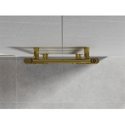 Mexen Mars Fürdöszobai radiátor 500 x 400 mm, 140 W, arany - W110-0500-400-00-50 Törölközö száritó radiátor Törölközö száritó radiátor Fürdöszobai radiátor