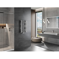 Mexen Mars Fürdöszobai radiátor 700 x 400 mm, 188 W, króm - W110-0700-400-00-01 Törölközö száritó radiátor Törölközö száritó radiátor Fürdöszobai radiátor