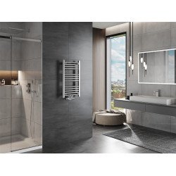 Mexen Mars Fürdöszobai radiátor 700 x 400 mm, 188 W, króm - W110-0700-400-00-01 Törölközö száritó radiátor Törölközö száritó radiátor Fürdöszobai radiátor Fürdöszobai radiátor 493834 Mexen