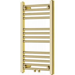 Mexen Mars Fürdöszobai radiátor 700 x 400 mm, 188 W, arany - W110-0700-400-00-50 Törölközö száritó radiátor Törölközö száritó radiátor Fürdöszobai radiátor
