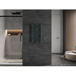 Mexen Mars Fürdöszobai radiátor 700 x 400 mm, 238 W, antracit - W110-0700-400-00-66 Törölközö száritó radiátor Törölközö száritó radiátor Fürdöszobai radiátor