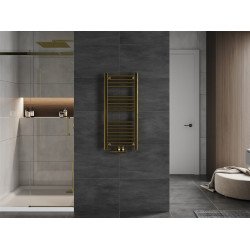 Mexen Mars Fürdöszobai radiátor 900 x 400 mm, 244 W, arany - W110-0900-400-00-50 Törölközö száritó radiátor Törölközö száritó radiátor Fürdöszobai radiátor