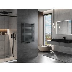Mexen Mars Fürdöszobai radiátor 900 x 600 mm, 430 W, antracit - W110-0900-600-00-66 Törölközö száritó radiátor Törölközö száritó radiátor Fürdöszobai radiátor Fürdöszobai radiátor 493834 Mexen