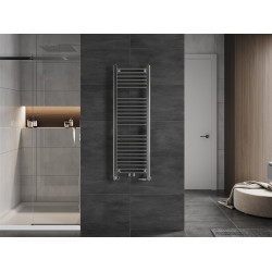 Mexen Mars Fürdöszobai radiátor 1200 x 400 mm, 346 W, króm - W110-1200-400-00-01 Törölközö száritó radiátor Törölközö száritó radiátor Fürdöszobai radiátor
