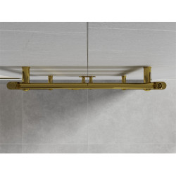 Mexen Mars Fürdöszobai radiátor 1200 x 600 mm, 487 W, arany - W110-1200-600-00-50 Törölközö száritó radiátor Törölközö száritó radiátor Fürdöszobai radiátor