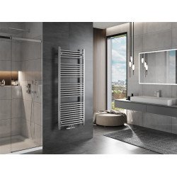 Mexen Mars Fürdöszobai radiátor 1500 x 600 mm, 575 W, króm - W110-1500-600-00-01 Törölközö száritó radiátor Törölközö száritó radiátor Fürdöszobai radiátor