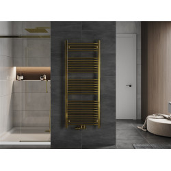 Mexen Mars Fürdöszobai radiátor 1500 x 600 mm, 575 W, arany - W110-1500-600-00-50 Törölközö száritó radiátor Törölközö száritó radiátor Fürdöszobai radiátor