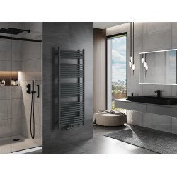 Mexen Mars Fürdöszobai radiátor 1500 x 600 mm, 729 W, antracit - W110-1500-600-00-66 Törölközö száritó radiátor Törölközö száritó radiátor Fürdöszobai radiátor Fürdöszobai radiátor 493834 Mexen