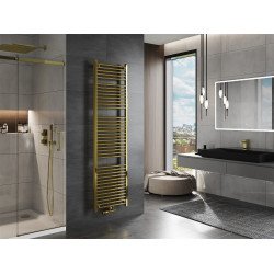 Mexen Mars Fürdöszobai radiátor 1800 x 500 mm, 643 W, arany - W110-1800-500-00-50 Törölközö száritó radiátor Törölközö száritó radiátor Fürdöszobai radiátor Fürdöszobai radiátor 493834 Mexen