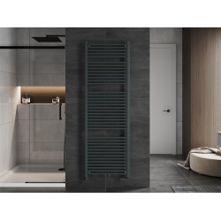Mexen Mars Fürdöszobai radiátor 1800 x 600 mm, 953 W, antracit - W110-1800-600-00-66 Törölközö száritó radiátor Törölközö száritó radiátor Fürdöszobai radiátor