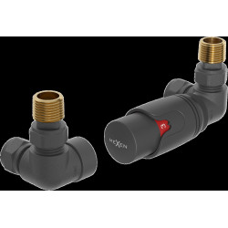 Mexen G00 termosztatikus szett, antracit  - W903-900-66 Termosztatikus fej készletek Termosztatikus fej készletek 500051 Mexen