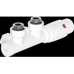 Mexen G00 termosztatikus készlet szögletes, Duplex, DN50, fehér - W907-900-20 Termosztatikus fej készletek Termosztatikus fej készletek 500051 Mexen