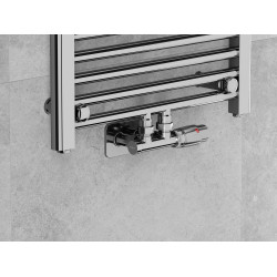 Mexen G00 termosztatikus szögletes készlet takaróval S, Duplex, DN50, Króm - W907-900-910-01 Termosztatikus fej készletek Termosztatikus fej készletek 500051 Mexen