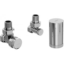 Mexen G05  termosztatikus szett, szögletes, Króm - W901-958-01 Termosztatikus fej készletek Termosztatikus fej készletek 500051 Mexen