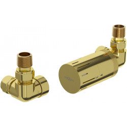 Mexen G05 termosztatikus szett, arany  - W903-958-50 Termosztatikus fej készletek Termosztatikus fej készletek 500051 Mexen