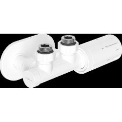 Mexen G05 termosztatikus szett sarokszelep takaróval R, Duplex, DN50, fehér - W907-958-905-20 Termosztatikus fej készletek Termosztatikus fej készletek 500051 Mexen