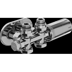 Mexen G05 termosztatikus szögletes/egyenes szett burkolattal R, Duplex, DN50, Króm - W908-958-905-01 Termosztatikus fej készletek Termosztatikus fej készletek 500051 Mexen
