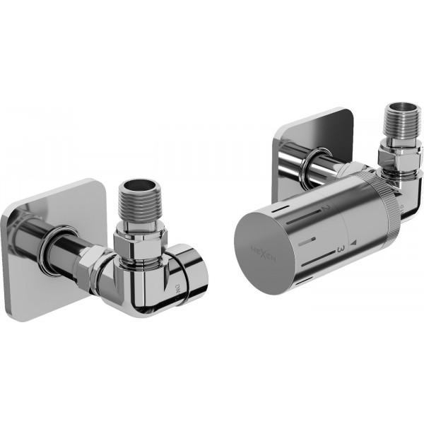 Mexen G05 termosztatikus készlet S burkolattal Króm - W903-958-909-01 Termosztatikus fej készletek