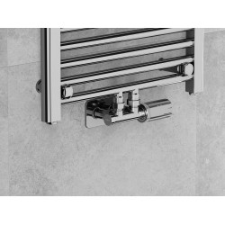 Mexen G05 termosztatikus szögletes készlet takaróval S, Duplex, DN50, Króm - W907-958-910-01 Termosztatikus fej készletek Termosztatikus fej készletek 500051 Mexen