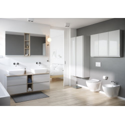 Cersanit Moduo Cleanon peremnélküli fali WC csésze+ ajándék slim duroplast lassó záródású tetõvel SET 934 WHB Wc