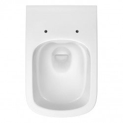Cersanit Virgo Cleanon peremnélküli fali WC csésze+ ajándék slim duroplast lassó záródású tetõvel SET B245 WHB Wc